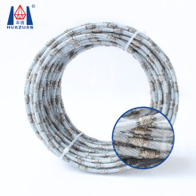 Vacuum Brazed Bead Diamond Wire Saw Rope for Marble Cutting